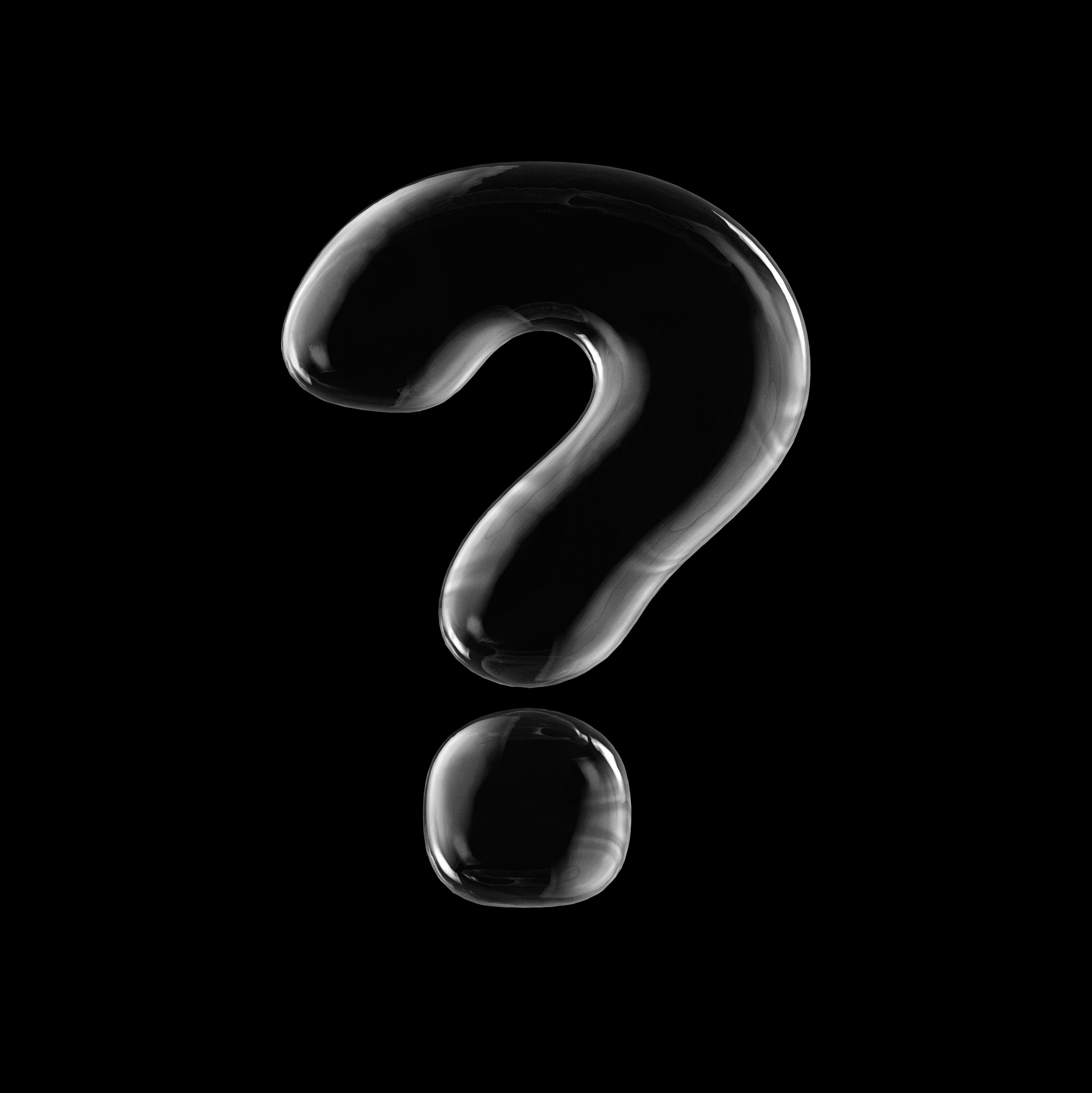 Translucent Question Mark representing project managers who are curious about GenerativeAI. For project managers who are exploring GenAI. Tagline: Curious — Orientation & Clarity. Source: Paul Stefanski for www.getintentional.net